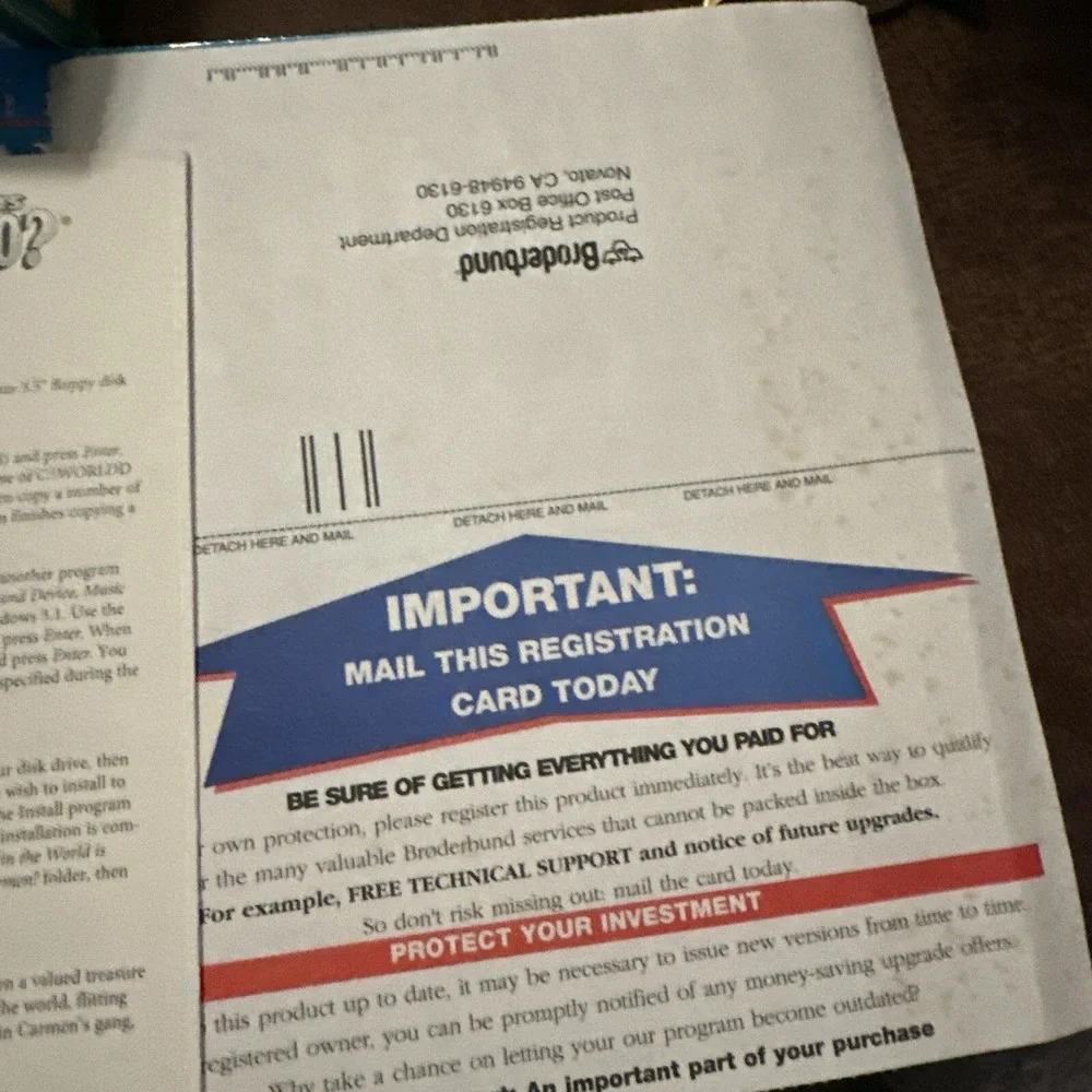 Vintage MacSoftware,Where In The World Is Carmen Sandiego,Where In USA 93 Bigbox